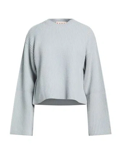 Marni Woman Sweater Sky Blue Size 2 Virgin Wool