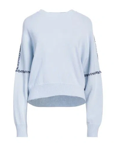 Marni Woman Sweater Sky Blue Size 2 Virgin Wool, Cashmere