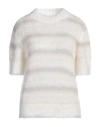 Marni Women's Embroidered Mohair Blend Sweater In White