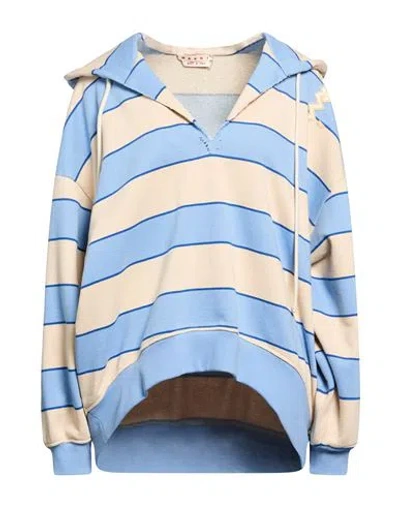 Marni Woman Sweatshirt Beige Size 6 Cotton In Multi