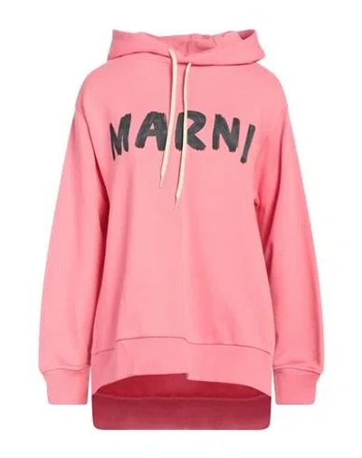 Marni Woman Sweatshirt Pink Size 6 Cotton