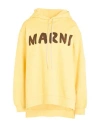 Marni Woman Sweatshirt Yellow Size 4 Cotton In Animal Print