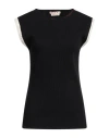 Marni Logo-embroidered T-shirt In Black