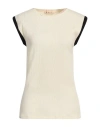 Marni Woman T-shirt Ivory Size 6 Cotton, Elastane In White