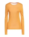 Marni Woman T-shirt Orange Size 6 Viscose