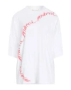 Marni Wavy Logo Cotton-jersey T-shirt In White