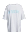 Marni Logo-stamp Cotton T-shirt In White