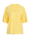Marni Woman T-shirt Yellow Size 2 Cotton