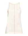Marni Woman Tank Top Cream Size 12 Cotton In White