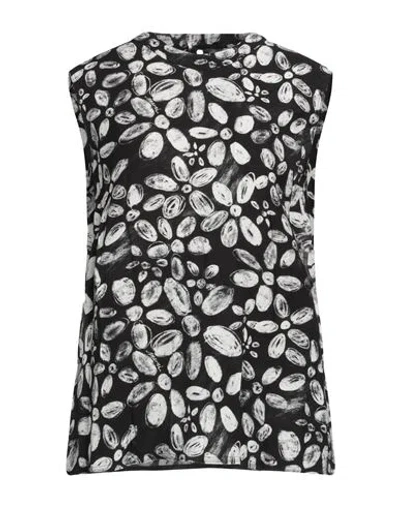 MARNI MARNI WOMAN TOP BLACK SIZE 8 VISCOSE