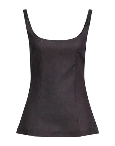 Marni Denim Corset Top In Animal Print
