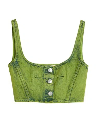 Marni Woman Top Green Size 2 Cotton