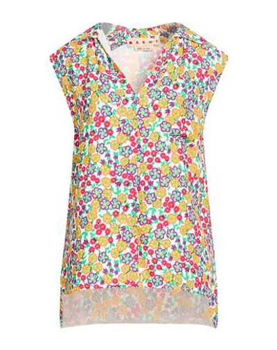 Marni Woman Top Magenta Size 10 Viscose In Multi