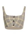 Marni Check Print Virgin Wool Tank Top In Multi