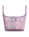 Marni Woman Top Pink Size 2 Cotton