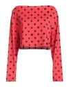 Marni Woman Top Red Size 6 Viscose, Elastane