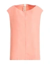 Marni Woman Top Salmon Pink Size 10 Cotton In Pink