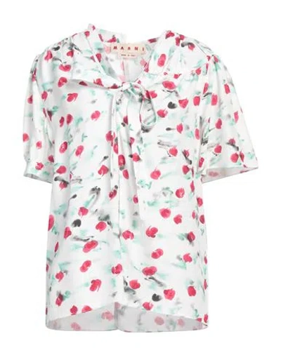 Marni Woman Top White Size 12 Viscose