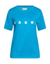 Marni Woman T-shirt Blue Size 2 Cotton