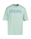 Marni Woman T-shirt Light Green Size 2 Cotton In Green