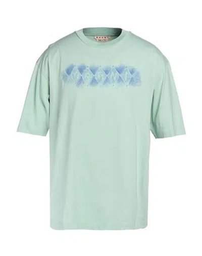 Marni Woman T-shirt Light Green Size 2 Cotton
