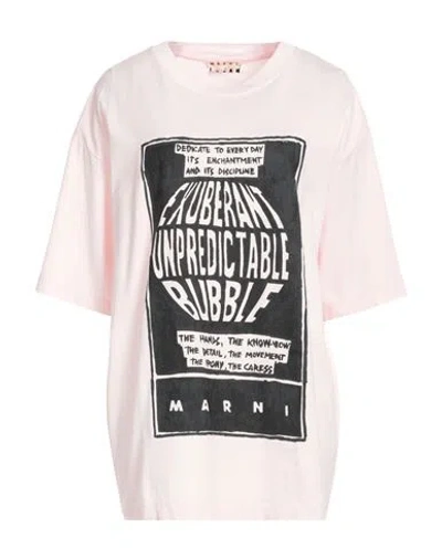 Marni Woman T-shirt Pink Size 2 Cotton