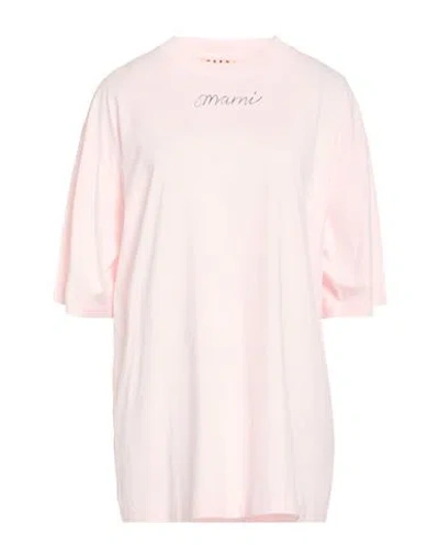 Marni Woman T-shirt Pink Size 8 Cotton