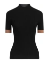 Marni Woman Turtleneck Black Size 6 Virgin Wool In Black