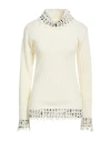 Marni Solid Color Wool Knit Sweater In Neutral