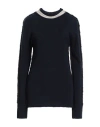 Marni Woman Turtleneck Navy Size 6 Cashmere, Wool