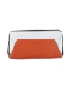 Marni Woman Wallet Brown Size - Cow Leather, Brass