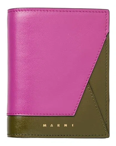 Marni Woman Wallet Mauve Size - Leather