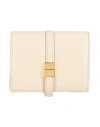 Marni Woman Wallet Off White Size - Cow Leather, Brass In Off White