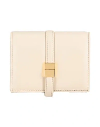 Marni Woman Wallet Off White Size - Cow Leather, Brass