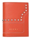 Marni Woman Wallet Tomato Red Size - Cow Leather, Brass