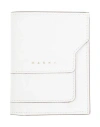 Marni Woman Wallet White Size - Bovine Leather In Brown