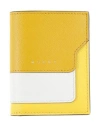 Marni Woman Wallet Yellow Size - Bovine Leather