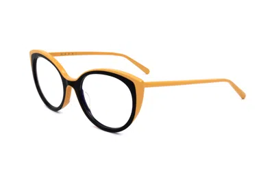 Marni Women's 53mm Black Ochre Opticals In Yellow