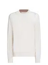 Marni Beige Sweater With Camel Back Blue Logo