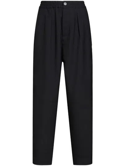 Marni Women's Black Elastic Waist Pants For Fw23