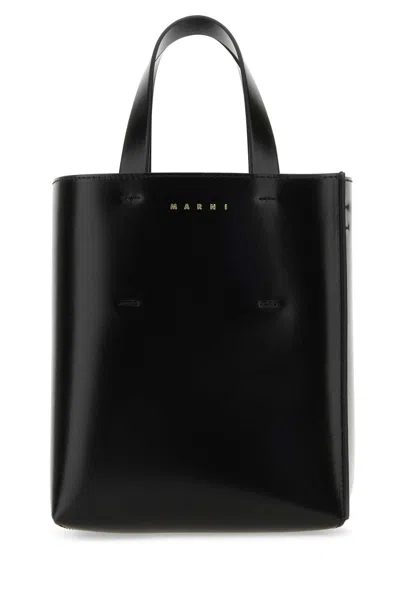 Marni Women Black Leather Mini Museo Handbag