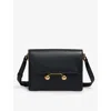 Marni Womens Black Trunkeroo Branded-hardware Leather Shoulder Bag