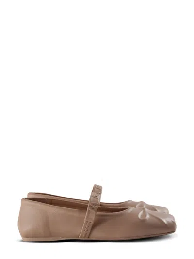 Marni Women Bow-detail Mary Jane Ballerinas In Multicolor