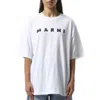 Marni Women's Boxy Logo T-shirt In Lily White