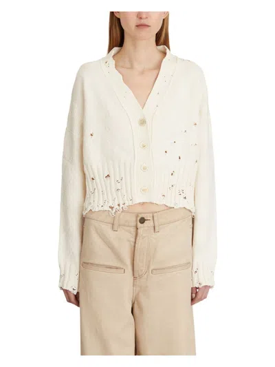 MARNI WOMEN'S CARDIGAN CORTO CON ROTTURE