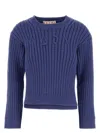 Marni Cerulean Cotton Blend Sweater