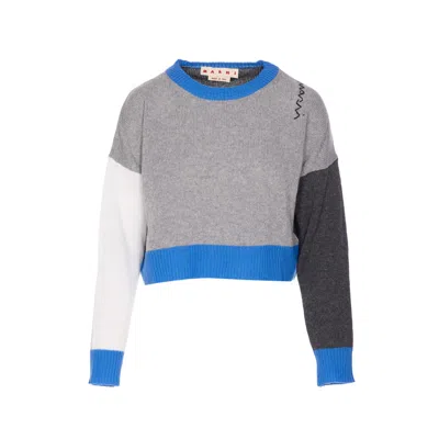 MARNI MARNI WOMEN COLOUR BLOCK SWEATER