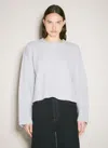 Marni Women Crewneck Wool Sweater In Gray