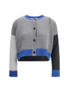 Marni Women Cropped Cardigan In Gray