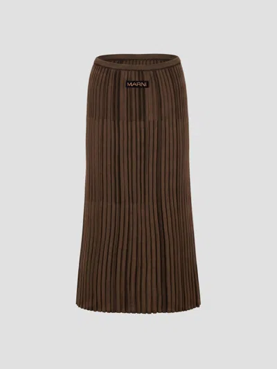 Marni Women's Designer Skirt In Mlm37